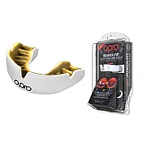 Капа OPRO Power-Fit Single Series White/Gold фото товару