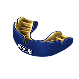 Капа OPRO Power-Fit Single Series Dark Blue/Gold фото товара