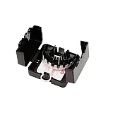 Капа OPRO Power-Fit Single Series Dark Blue/Gold фото товара