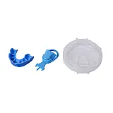 Капа OPRO Junior Silver Blue/Light Blue фото товару