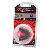 Капа OPRO Silver Black/Red фото товару