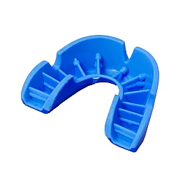 Капа OPRO Silver Blue/Light Blue