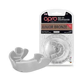 Капа OPRO Junior Bronze White 