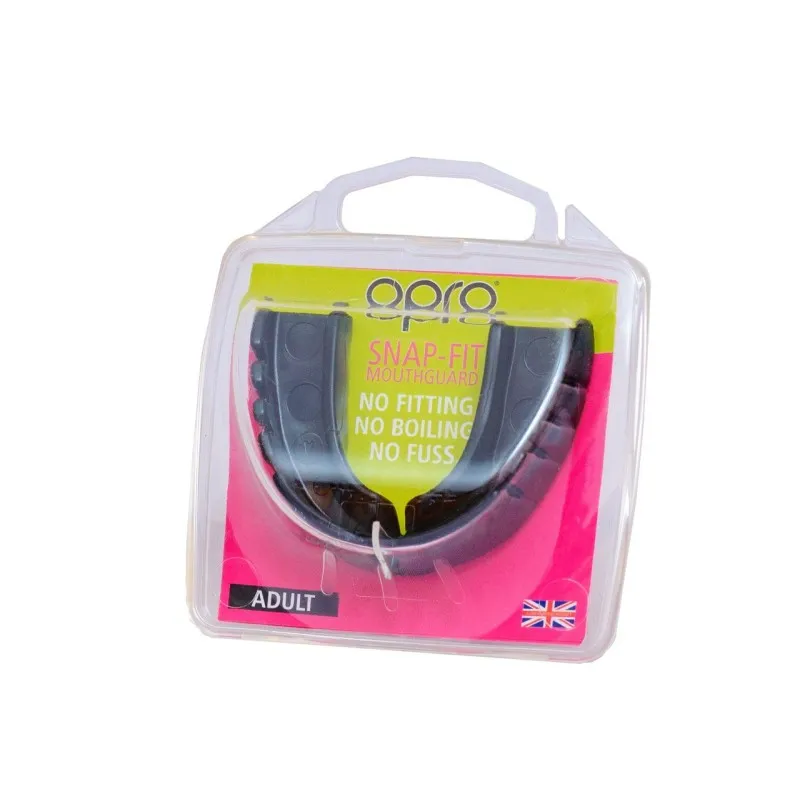 Капа OPRO Snap-Fit Jet Black фото товару