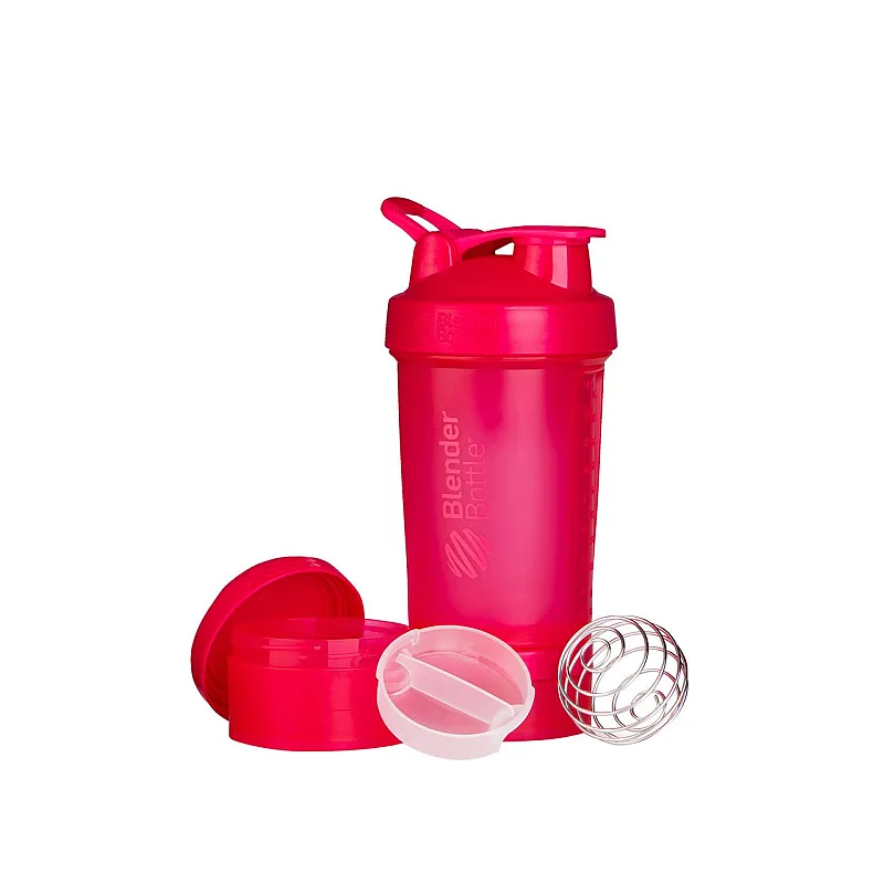 Шейкер спортивный BlenderBottle ProStak 650ml с 2-мя контейнерами Pink FL (ORIGINAL) фото товара