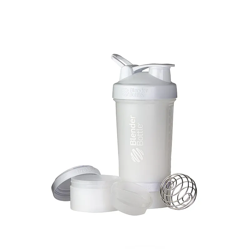 Шейкер спортивный BlenderBottle ProStak 650ml с 2-мя контейнерами White (ORIGINAL) фото товара