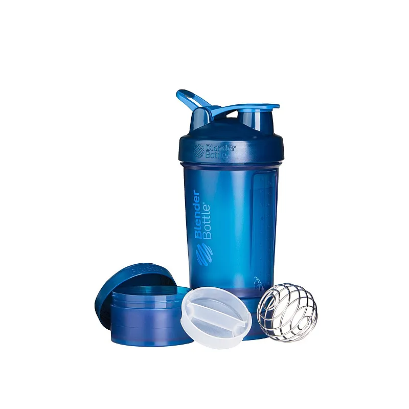 Шейкер спортивный BlenderBottle ProStak 650ml с 2-мя контейнерами Navy (ORIGINAL) фото товара