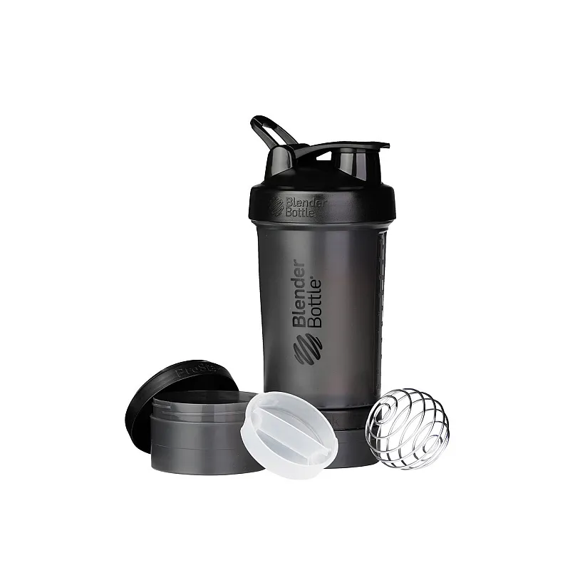 Шейкер спортивный BlenderBottle ProStak 650ml с 2-мя контейнерами Black (ORIGINAL) фото товара