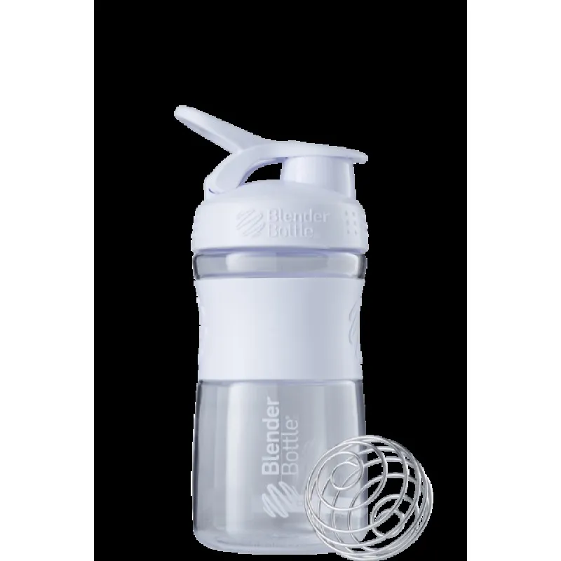 Спортивная бутылка-шейкер BlenderBottle SportMixer 590ml White (ORIGINAL) фото товару