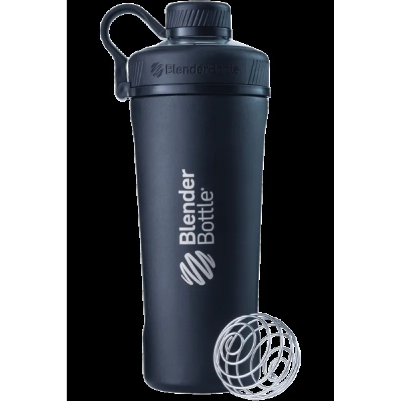 Спортивная бутылка-шейкер BlenderBottle  Radian THERMO EDELSTAHL 26OZ / 770ML Black (ORIGINAL) фото товару