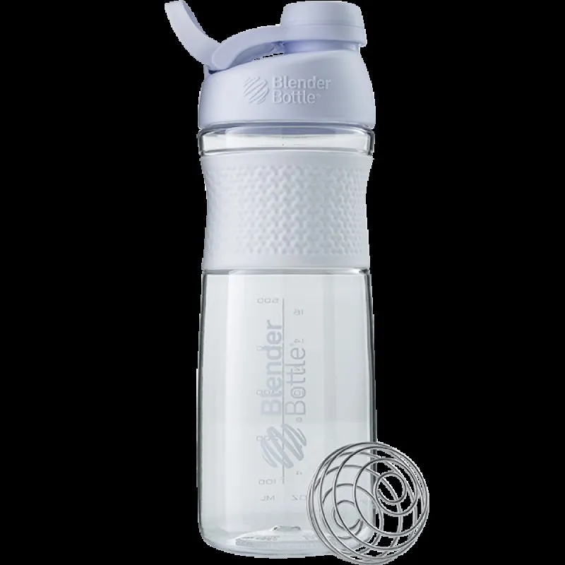 Спортивная бутылка-шейкер BlenderBottle SportMixer Twist 820ml White (ORIGINAL) фото товару