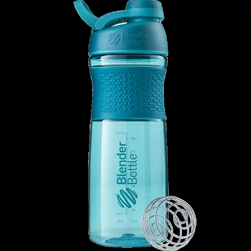 Спортивная бутылка-шейкер BlenderBottle SportMixer Twist 820ml Teal (ORIGINAL) фото товара
