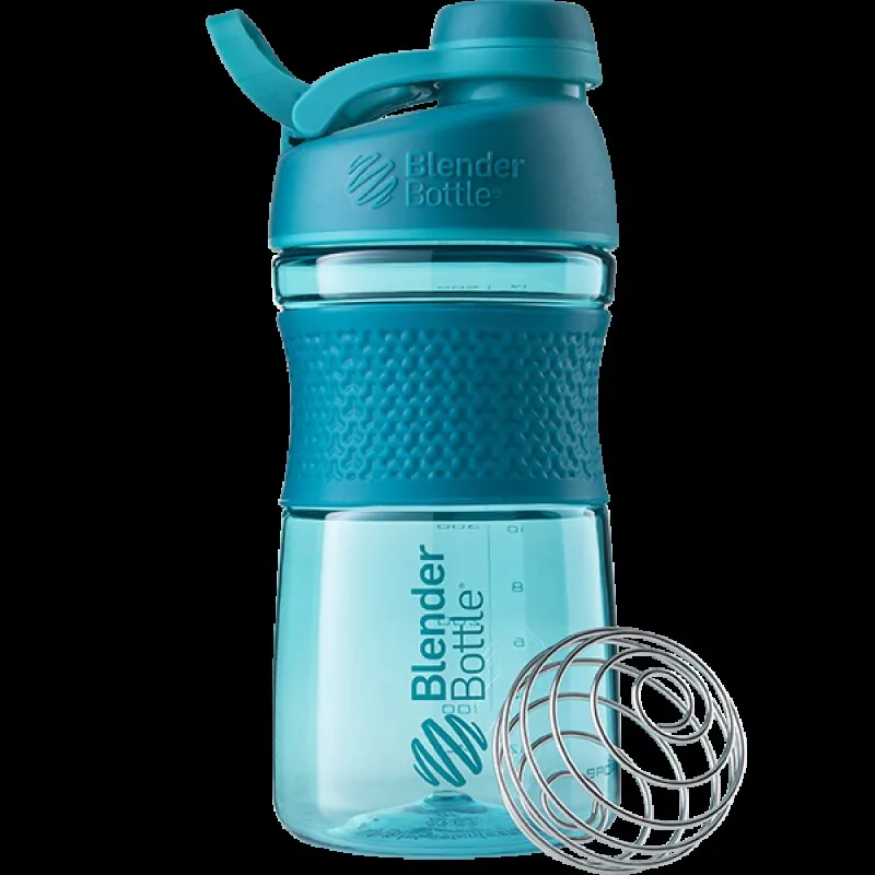 Спортивная бутылка-шейкер BlenderBottle SportMixer Twist 590ml Teal (ORIGINAL) фото товару
