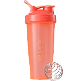Спортивный шейкер BlenderBottle Classic Loop 820ml Coral (ORIGINAL) фото товару