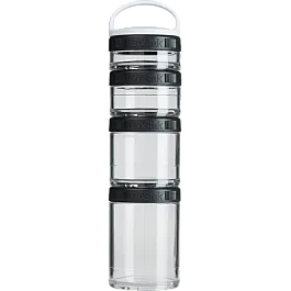 Контейнер спортивный BlenderBottle GoStak Starter 4 Pak Black (ORIGINAL)