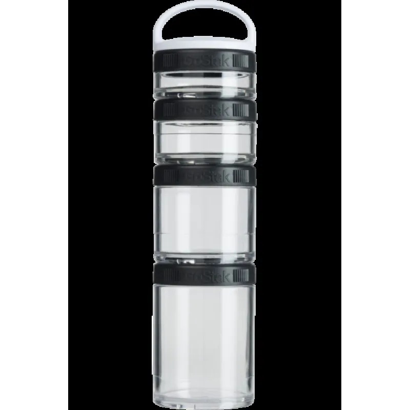 Контейнер спортивный BlenderBottle GoStak Starter 4 Pak Black (ORIGINAL) фото товару