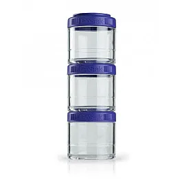 Контейнер спортивный BlenderBottle GoStak 3 Pak Purple (ORIGINAL)