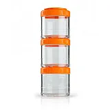 Контейнер спортивный BlenderBottle GoStak 3 Pak Orange (ORIGINAL) фото товару