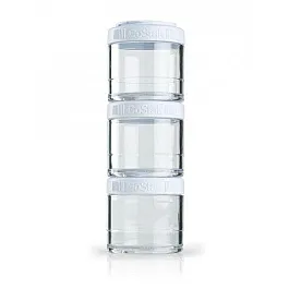 Контейнер спортивный BlenderBottle GoStak 3 Pak White (ORIGINAL)