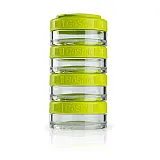 Контейнер спортивный BlenderBottle GoStak 4*40ml Green (ORIGINAL) фото товару