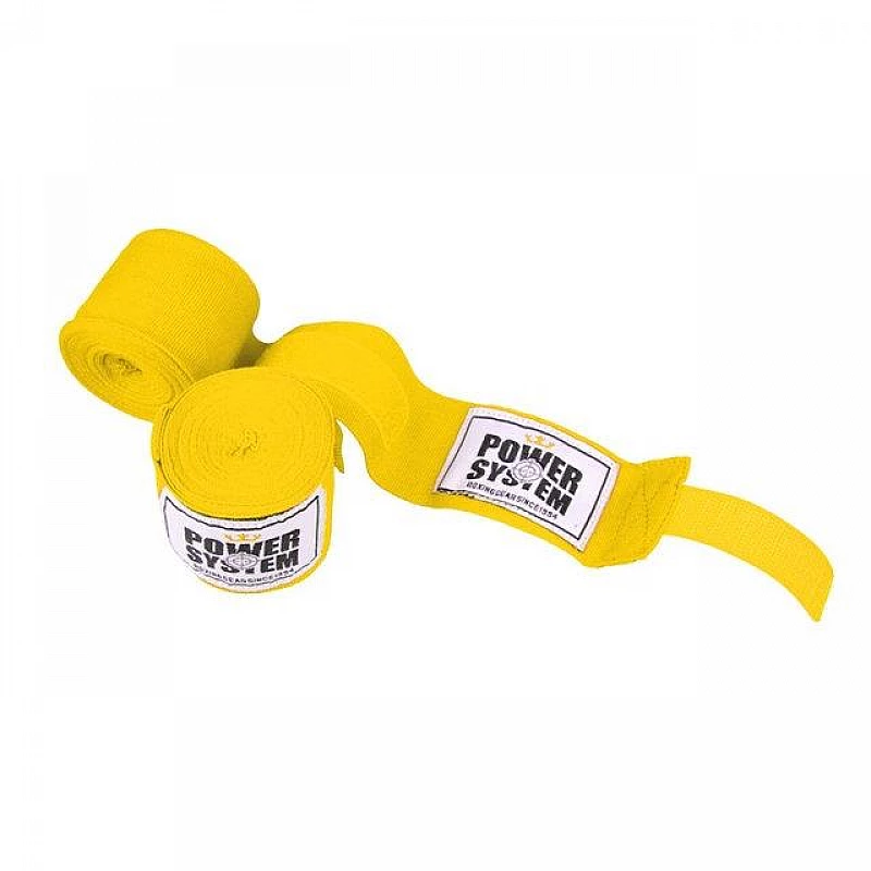 Бинты для бокса Power System PS - 3404 Yellow фото товару