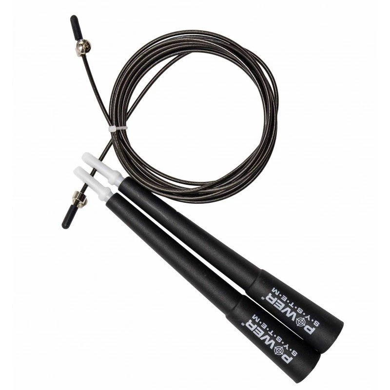 Скоростная скакалка Power System Ultra Speed Rope PS-4033 Black фото товару