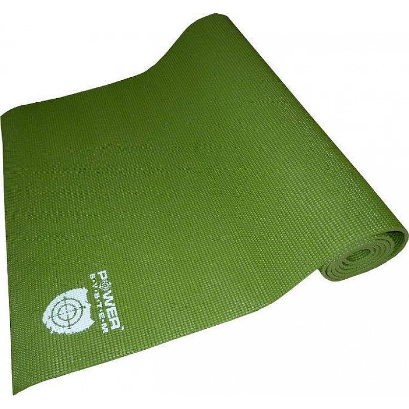 Коврик для йоги и фитнеса Power System  PS-4014 FITNESS-YOGA MAT Green фото товару