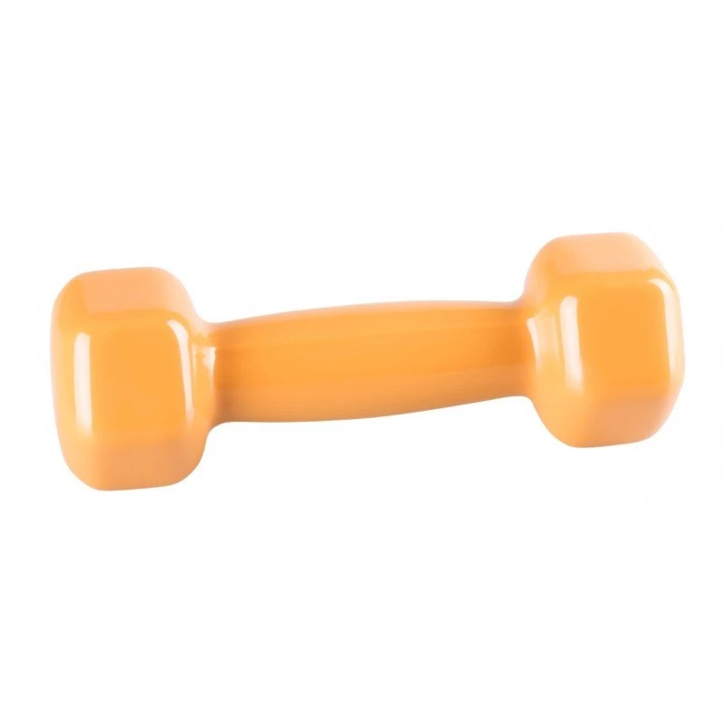 Гантели для фитнеса и аэробики обрезиненные Power System 1 kg PS-4024 Orange (1 шт) фото товара