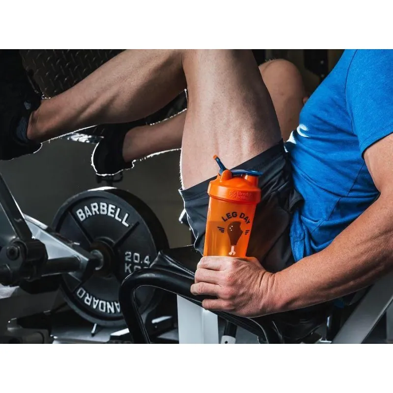 Спортивный шейкер BlenderBottle Classic Loop 820ml Special Edition Leg Day Orange (ORIGINAL) фото товару