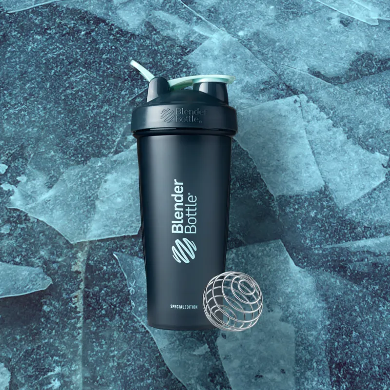 Спортивный шейкер BlenderBottle Classic Loop 820ml Special Edition Glacier Black/Agua (ORIGINAL) фото товару