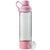 Спортивная бутылка-шейкер BlenderBottle Mantra Glass Pink (СКЛО) 600мл (ORIGINAL) фото товару