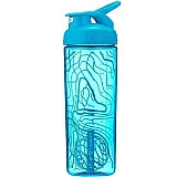 Спортивная бутылка-шейкер BlenderBottle SportMixer Signature Sleek AQUA TOPT FLOW 820мл (ORIGINAL) фото товара