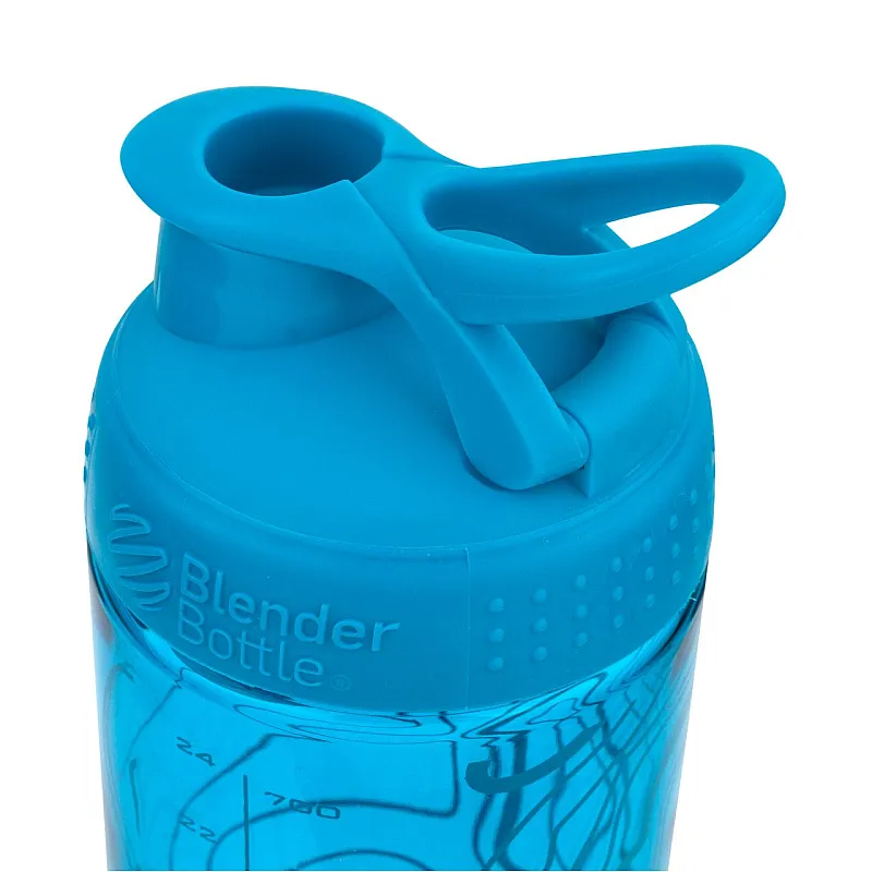 Спортивная бутылка-шейкер BlenderBottle SportMixer Signature Sleek AQUA TOPT FLOW 820мл (ORIGINAL) фото товара