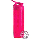 Спортивная бутылка-шейкер BlenderBottle SportMixer Signature Sleek PINK GEO LACE 820мл (ORIGINAL) фото товара