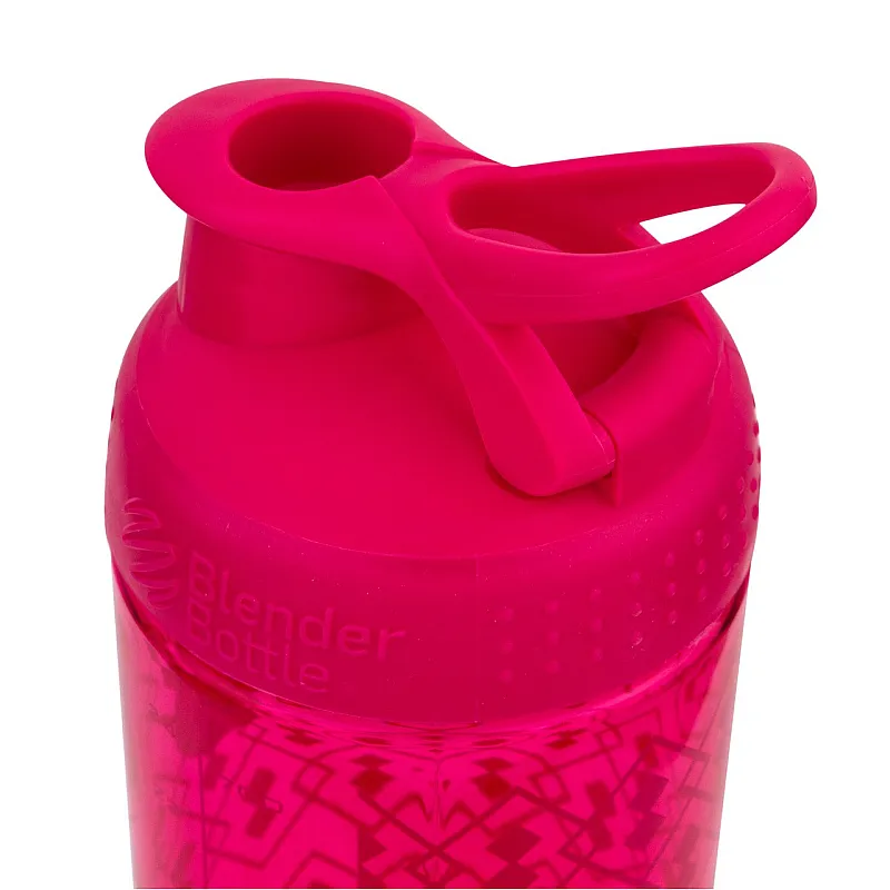 Спортивная бутылка-шейкер BlenderBottle SportMixer Signature Sleek PINK GEO LACE 820мл (ORIGINAL) фото товару