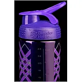 Спортивная бутылка-шейкер BlenderBottle SportMixer Signature Sleek PURPLE TRATAN PLAID 820мл (ORIGINAL) фото товара