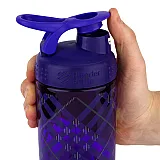 Спортивная бутылка-шейкер BlenderBottle SportMixer Signature Sleek PURPLE TRATAN PLAID 820мл (ORIGINAL) фото товара