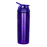 Спортивная бутылка-шейкер BlenderBottle SportMixer Signature Sleek PURPLE TRATAN PLAID 820мл (ORIGINAL) фото товара