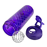 Спортивная бутылка-шейкер BlenderBottle SportMixer Signature Sleek PURPLE TRATAN PLAID 820мл (ORIGINAL) фото товара