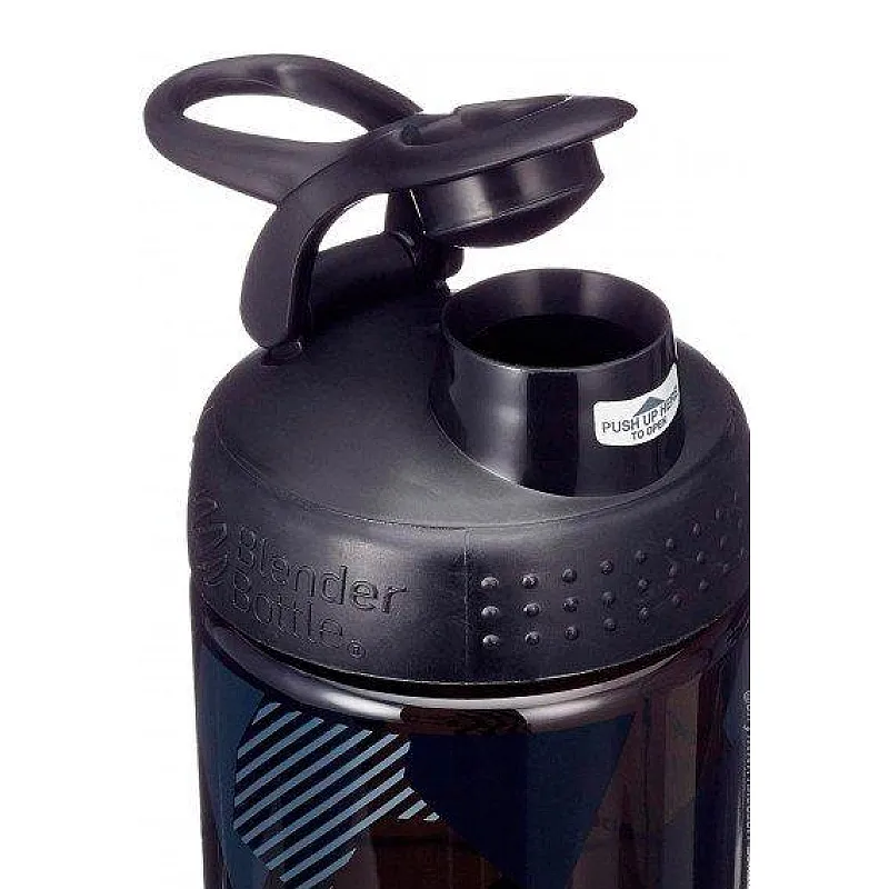 Спортивная бутылка-шейкер BlenderBottle SportMixer Signature Sleek BLACK SHATTERED SLATE 820мл (ORIGINAL) фото товара
