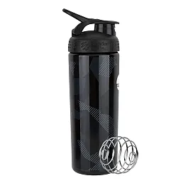 Спортивная бутылка-шейкер BlenderBottle SportMixer Signature Sleek BLACK SHATTERED SLATE 820мл (ORIGINAL)