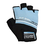 Перчатки для фитнеса и тяжелой атлетики Power System Fit Girl Evo PS-2920 Blue M фото товара