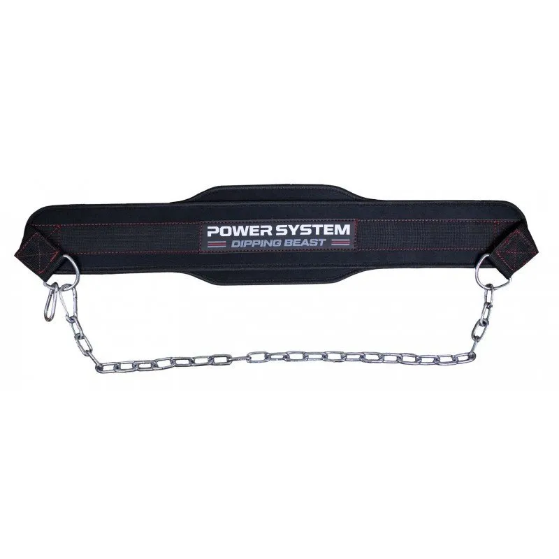 Пояс для отягощений Power System Dipping Beast PS-3860 Black/Yellow фото товару