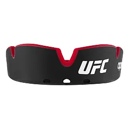 Капа OPRO Junior Silver UFC Hologram Black/Red