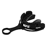 Капа OPRO Gold Braces UFC Hologram Black Metal/Silver фото товару