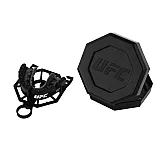 Капа OPRO Gold Braces UFC Hologram Black Metal/Silver фото товару