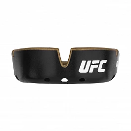 Капа OPRO Gold UFC Hologram Black Metal/Gold
