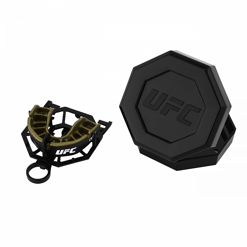 Капа OPRO Gold UFC Hologram Black Metal/Gold фото товара