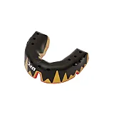 Капа OPRO Platinum UFC Hologram Fangz-Black Metal/Red фото товару
