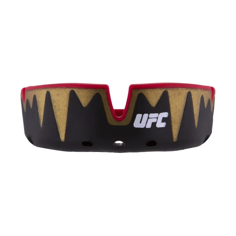 Капа OPRO Platinum UFC Hologram Fangz-Black Metal/Red фото товара